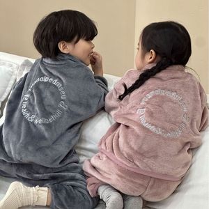 <span class=keywords><strong>Pigiama</strong></span> in Flanella per Bambini Nuovo Set Autunno e Inverno Abbigliamento da Notte per Ragazzi e Ragazze Vestiti da Casa per Bambini - Product Image 6