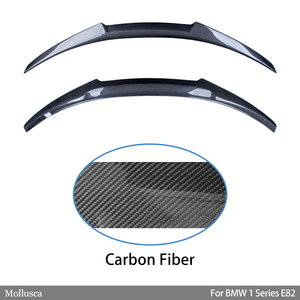 For 1 Series E82 Coupe Sedan M4 Style Carbon Fiber <b>Rear</b> <b>Spoiler</b> Trunk Wing 2007-2013 - Product Image 2