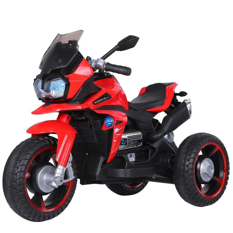 Triciclos de motocicleta eléctrica para niños, bicicleta de juguete grande para niños y niñas