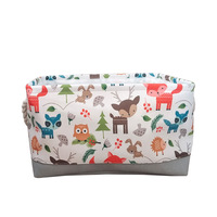 Panier de rangement pliable Mixwares en tissu écologique à motif de dessin animé pour jouets d'enfants et vêtements sales, grande taille