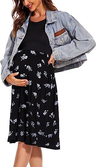 Wholesale Fashion Women Dress Pregnant Woman Clothes Soft Maternity Dresses Pregnant Women