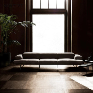 WBERT italiano minimalista moderno Simple Luz de lujo doble o varias personas de línea recta para sala de estar sofá tapizado - Product Image 6