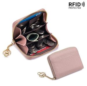 New Genuine Cowhide Short <b>Coin</b> <b>Purse</b>, Japanese and Korean Girl RFID Small <b>Purse</b>, Mini Multifunctional Wallet for Women - Product Image 6