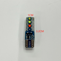 Ampoule LED universelle pour voiture, ampoules LED COB T10, 8 LED, 12V, éclairage séquentiel, ampoule longue durée pour automobile