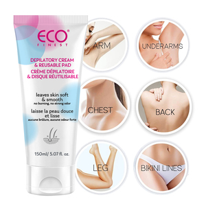 Crema Depilatoria Íntima Indolora e Impecable para Hombres, Eliminación del <span class=keywords><strong>Vello</strong></span> Facial, Axilas, Partes Íntimas, Área del Bikini -648060 Herbal Aloe - Product Image 4