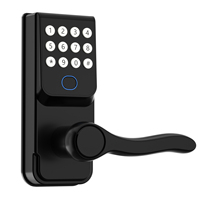 Serrure de porte intelligente à empreinte digitale biométrique étanche avec application TTlock Tuya