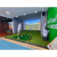 Simulador de Golf de Alta Velocidad y Alta Definición para Práctica en Interiores, Ideal para Grandes Centros de Juego