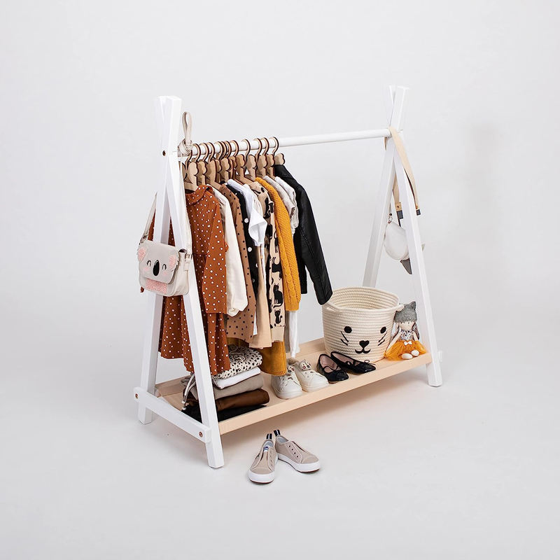 Wooden Coat Racks Stands With Hooks Clothes Stand Rack Clothes Hanger  Standing Rack Hanger