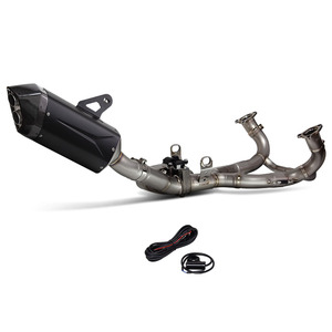 Sistema de escape completo para motocicleta R1300GS 1300GS, tubo de conexión delantero de titanio con control - Product Image 2
