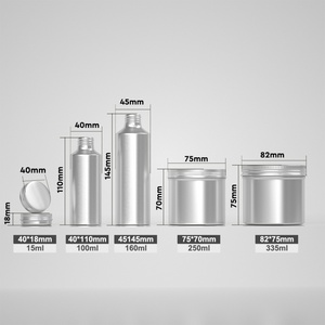 Juego de Envases de Aluminio para Cuidado de la Piel al por Mayor, Tarro de Aluminio para Crema Facial, Envase Cosmético - Product Image 2