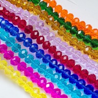 Perles en verre soufflé Muse Sure en vrac, plates, en forme de roue, 3/4/6 mm, couleurs ordinaires, pour accessoires de bijoux DIY, vente en gros, en chaîne entière