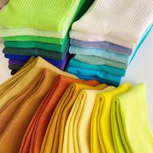 Chaussettes mi-mollet fines en pur coton pour femmes, couleur bonbon, empilées, respirantes, anti-odeurs, absorbant la transpiration - Product Image 1