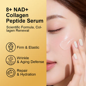 Sérum Orgânico de Marca Privada Mais Vendido para Reparação de Colágeno Renovação Complexo de Colágeno NAD+ Peptídeos Sérum Iluminador - Product Image 4