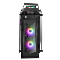 2020 nouveau boîtier de jeu spécial à venir boîtier d'ordinateur en verre Support de Stock de bureau Pc Logo personnalisé et Carton à l'avant et à gauche