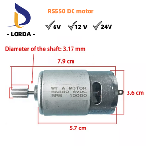 <span class=keywords><strong>Lorda</strong></span> RS-550 6V/12V/24V DC-Motor Fernbedienung & Empfänger-Set für Kinder-Elektrofahrzeuge - Grau - Product Image 4