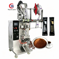 Machine d'emballage verticale automatique pour poudres, pneumatique, en acier inoxydable 304, écologique, avec remplisseur à vis sans fin et moteur, pour petits sachets