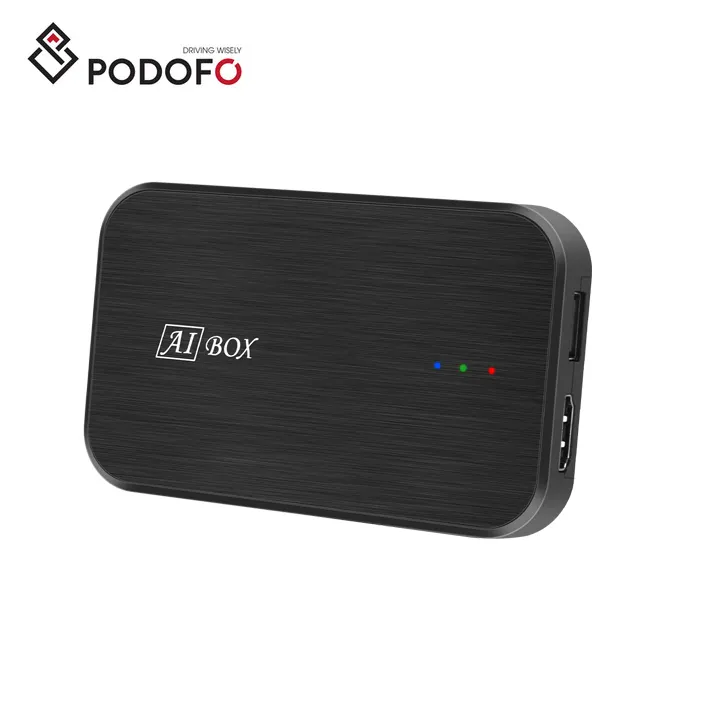 Podofo Android CarPlay AI Box 2+32GB Wireless Car Box Original Car System Upgrade Wifi GPS DSP for YouTube Netflix