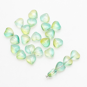Zhubi <span class=keywords><strong>Magic</strong></span> Colors 8MM Amor Coração Gradiente Gradiente Contas De Cristal Claro para Fazer Jóias DIY Pulseira Encantos Artesanato - Product Image 5