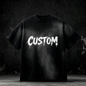 Camiseta Personalizada para Hombre, Retro, Tejida, 100% Algodón, 305gsm, Ecológica, Transpirable, de Secado Rápido, Manga Corta, Cuello Redondo, Corte Regular - Product Image 1