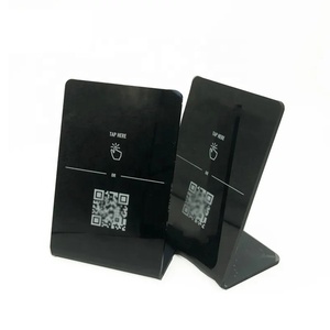 Acrylic bảng đứng NFC nhà hàng menu chủ Bar NFC menu cho thanh toán và đặt hàng thực phẩm trên nhà hàng - Product Image 3