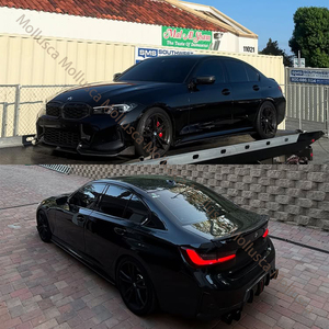 Kit de Mejora para BMW Serie 3 G20: Alerón Delantero de Fibra de Carbono, Difusor Trasero, Parrilla Delantera, Faldones Laterales y Espejos Retrovisores - Product Image 5