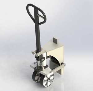 8000kgs 10000kgs Heavy Duty hydraulique cric de voiture conteneur de levage roulette pour le levage et le conteneur d'expédition Mobile - Product Image 1