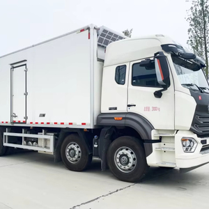 Sinotruk New 375HP Refrigerated Semi-<b>Trailer</b> Food Transportation Steel Cargo <b>Box</b> 50 Ton Payload for Valve Aluminum Alloy Tool - Product Image 1