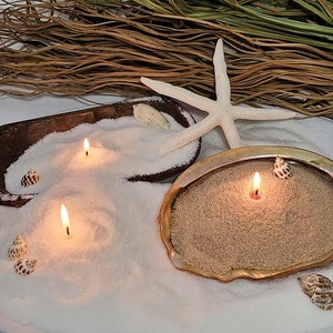 Long-lasting Pearled <strong>Candle</strong> Wax <strong>Refillable</strong> Handmade Glass Vase Palm Granules Sand <strong>Candles</strong> Natural Wax Vegetable White Pearl Wax - Product Image 1
