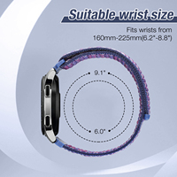 Bracelets de montre en nylon de 18 mm pour Casio F91W/Casio AE-1300/AE-1200/AE-1000/F-108/W-217H/W-218H/A158W/A168W/SGW-300H/W-800H
