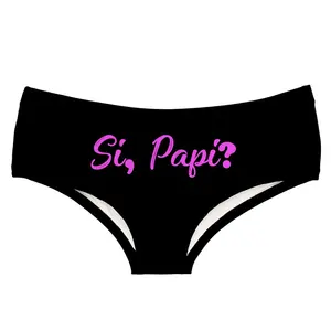 热卖工厂定制 SI PAPI 3d 打印内裤超柔软无缝女式内裤