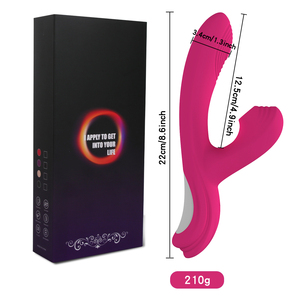 New V hình Sucker kích thích âm vật núm vú G tại chỗ mạnh mẽ sucking Vibrator cho phụ nữ - Product Image 5
