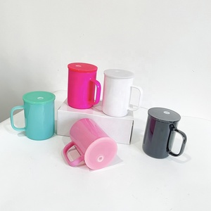 Adecuado para vinilo 17oz Sublimación <span class=keywords><strong>Taza</strong></span> de vidrio en blanco <span class=keywords><strong>Taza</strong></span> de café 17oz Sublimatable Macaron <span class=keywords><strong>Taza</strong></span> de vidrio con tapa de plástico - Product Image 2