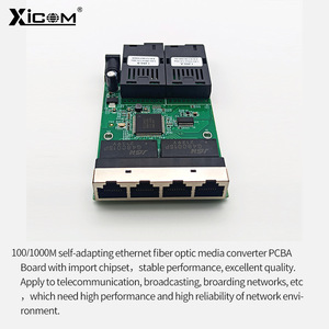 XICOM 1000M ตัวรับส่งสัญญาณไฟเบอร์ออปติกกิกะบิตบอร์ด PCBA ไฟเบอร์เดี่ยวคู่ 5V สำหรับการส่งข้อมูลการสลับเครือข่าย - Product Image 5