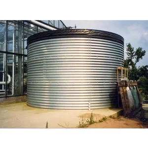 100000L Bewässerungs wassertank aus verzinktem Blech zur Lagerung von Regenwasser