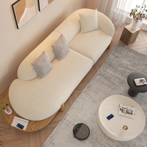 Set di Divani Grandi e Moderni per <span class=keywords><strong>Soggiorno</strong></span>. Divano a Due e Tre Posti. Materiale in Velluto Teddy. Colore e Dimensioni Disponibili - Product Image 2
