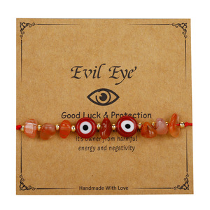 New Fashion Beaded <b>Bracelet</b> Random Color Resin Eye Charm <b>Beads</b> Religious Christian Style <b>Bracelets</b> for Women Pearl - Product Image 6