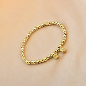 Bracelet en acier inoxydable plaqué or 18 carats avec perles en forme de <span class=keywords><strong>gourde</strong></span> porte-bonheur, vente chaude - Product Image 1