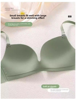 Soutien-gorge sexy sans couture à dos ouvert pour petites poitrines, bralette sans fil à bonnets banane, sous-vêtements respirants et invisibles pour l'été, vente en gros d'usine