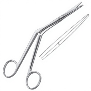 Ciseaux chirurgicaux Heymann en acier inoxydable, instrument de chirurgie générale manuel, certifié CE ISO 2015 Classe I F4-238, garantie 1 an - Product Image 2