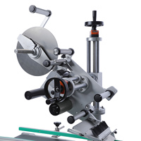 Machine d'étiquetage automatique portable de bureau pour boîtes, cartons, sacs, supports et étiquettes express
