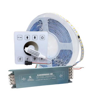 <span class=keywords><strong>Bande</strong></span> <span class=keywords><strong>LED</strong></span> intelligente WS2811ic à effet de défilement DC24V 120 <span class=keywords><strong>LED</strong></span> 10M pour intérieur avec contrôleur tactile - Product Image 1