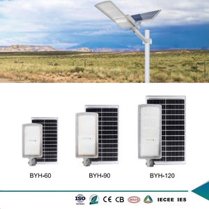 Split Solar Street Light for Garden Landscape | 60 180 LEDs | IP67 Waterproof | Light+Time+<b>Remote</b> <b>Control</b> | High Efficiency BYH1 - Product Image 5