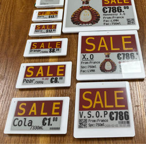 ป้ายราคาอิเล็กทรอนิกส์ขนาด 2.7 นิ้ว 2.66 นิ้ว 2.9 นิ้ว ระบบ NFC ESL เชื่อมต่อ Wifi สำหรับระบบ EAS บลูทูธ ซูเปอร์มาร์เก็ต แบบ E-Paper - Product Image 1