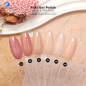 Vernis Gel Rose Pailleté Sans HEMA & TPO, Gel UV Coloré Scintillant, Vernis à Ongles Nude Longue Durée Pailleté, Marque Privée - Product Image 3