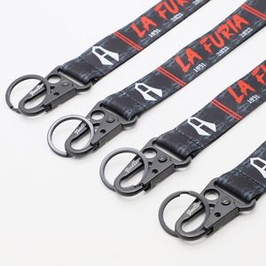 Professional Custom Sports Club Merchandise Championship Anniversary Souvenirs Personalized Logo Polyester Keychain <b>Lanyards</b> - Product Image 2