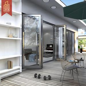 Aving Portes Pliantes Transparentes Cafétéria Buffet Patio Commercial Intérieur Moderne Design Mince Portes Accordéon En Verre Porte Pliante - Product Image 3
