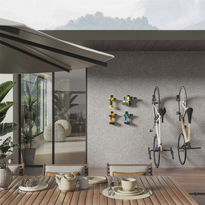 YOUPON Nuevo Soporte de Pared Multiusos Moderno para Herramientas de Jardín, Uso en Exteriores, Metal, para Hogar y Garaje, con Ganchos - Product Image 2