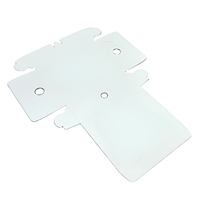 Boîte à emporter jetable en papier kraft pliable avec finition mate et couvercle à rabat gaufré pour l'emballage de poulet de restauration rapide (pliables)