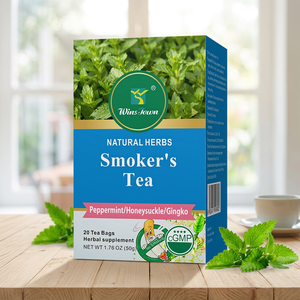 Bebida de limpieza de pulmones Té del fumador ANTI humo Limpieza de pulmones té de desintoxicación Fumador ANTI fumar chinses Fumadores té de hierbas de desintoxicación de pulmón - Product Image 1