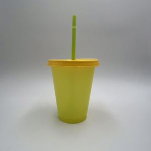 Lot de 5 gobelets en plastique PP de 475 ml, grande capacité, couleurs unies, avec logo personnalisé, vente en gros - Product Image 4